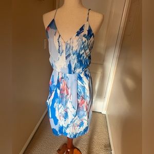 Chelsea 28 multi color spaghetti strap dress size 8